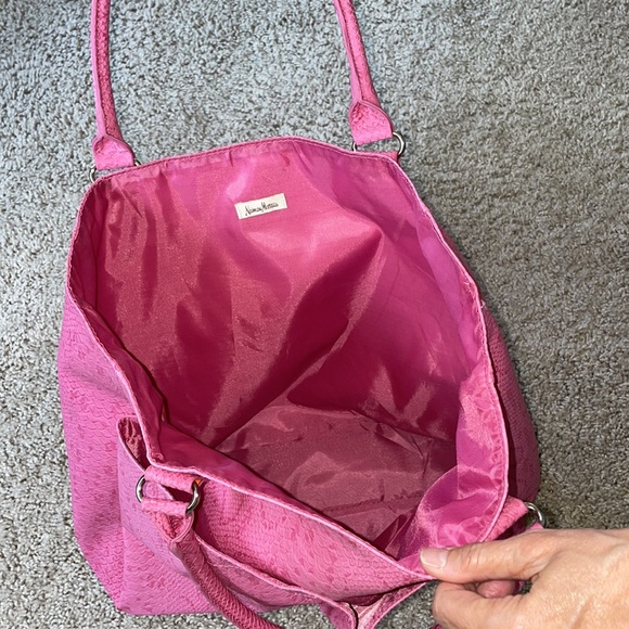 Neiman Marcus pink alligator tote - Picture 5 of 6